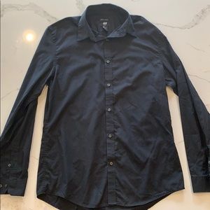 Men’s black dress shirt, H&M slim fit
